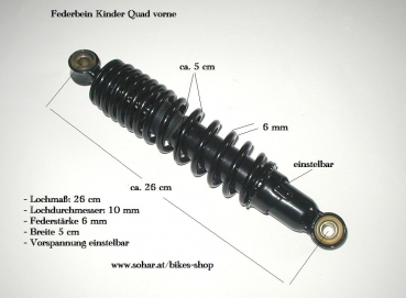 Federbein Kinderquad vorne L25 F6 B5